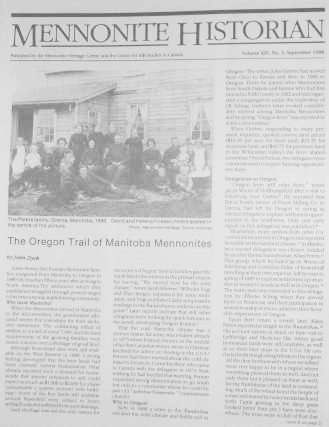 Mennonite Historian (September 1988)