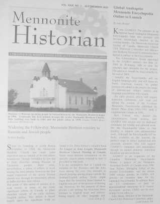 Mennonite Historian (September 2005)