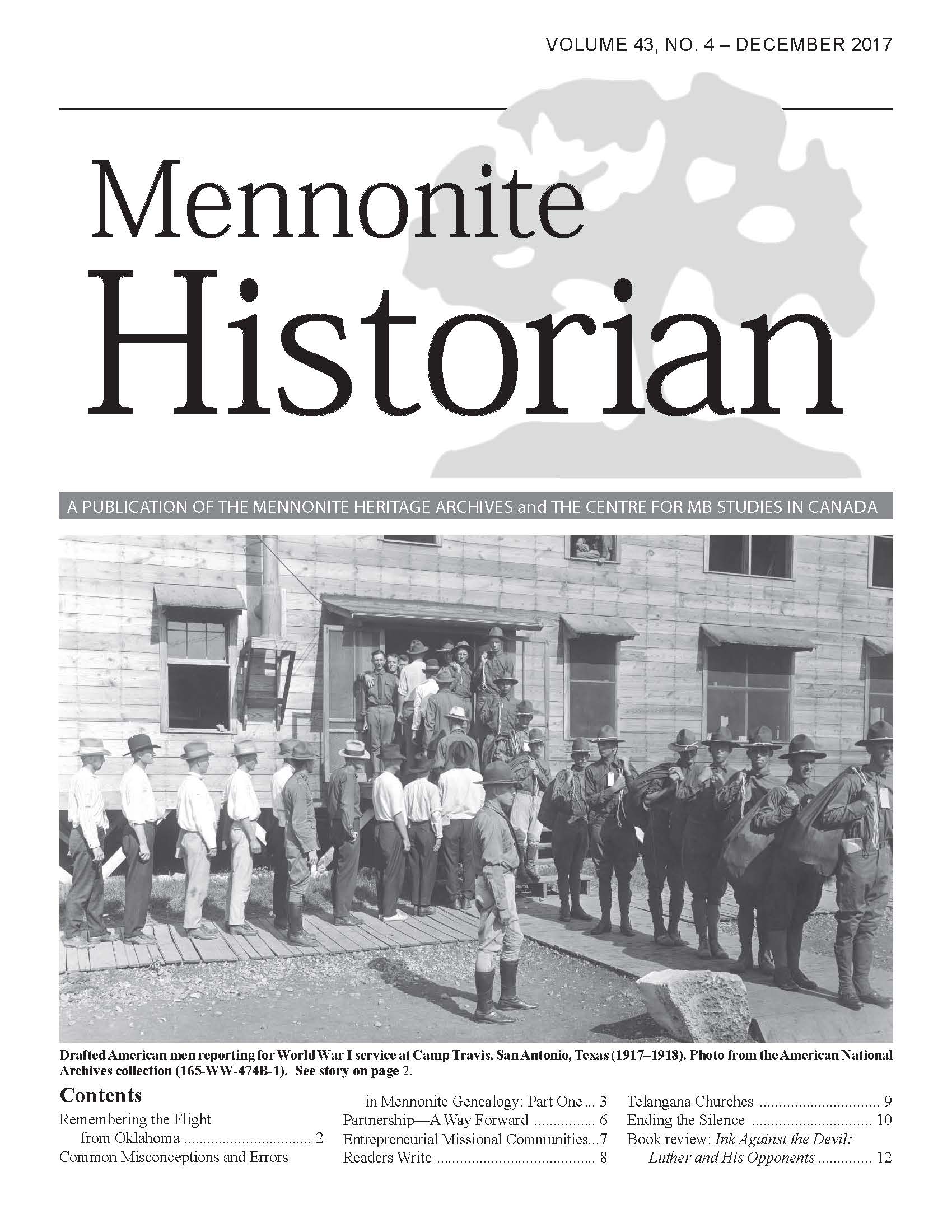 Mennonite Historian (December 2017)