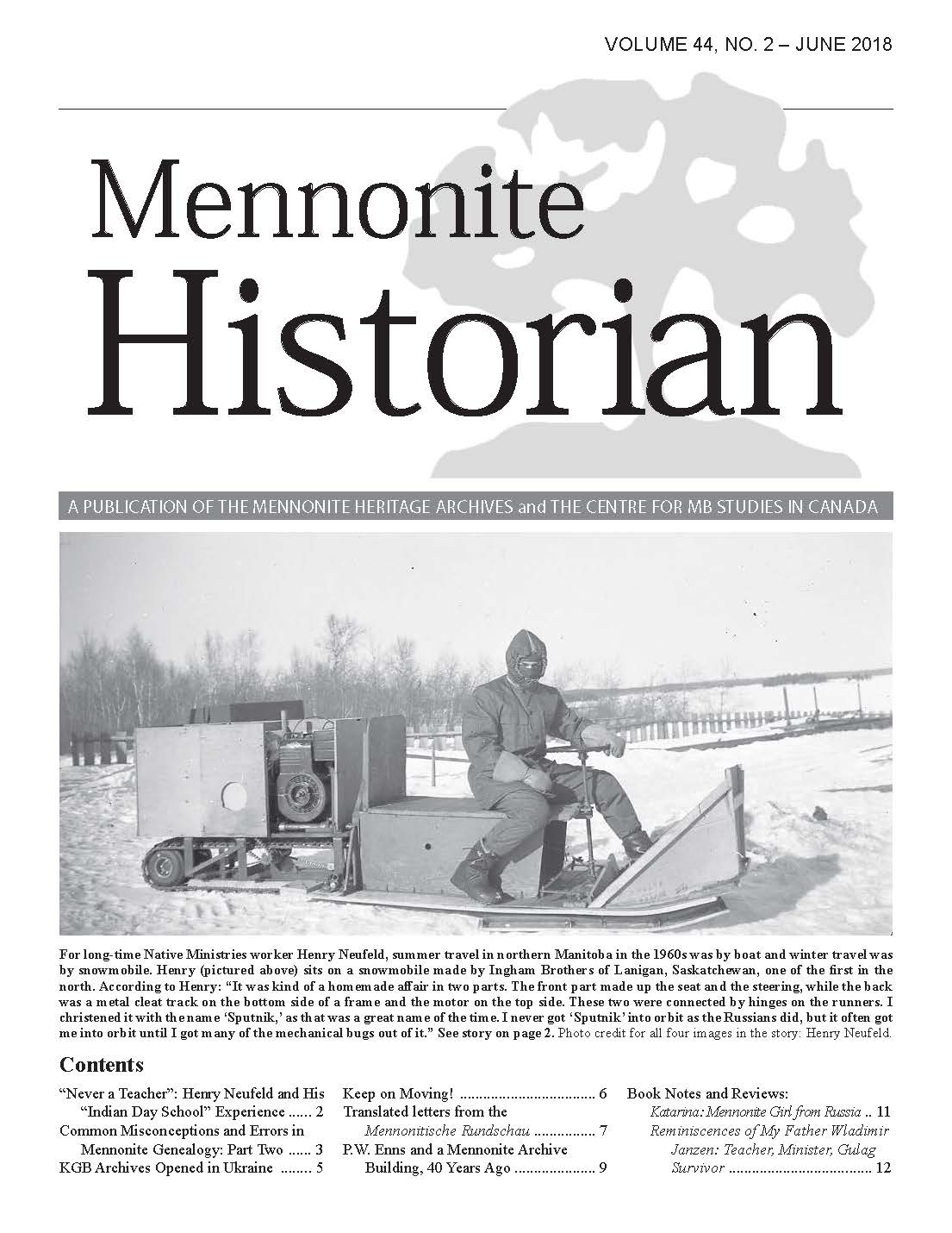 Mennonite Historian (June 2018)
