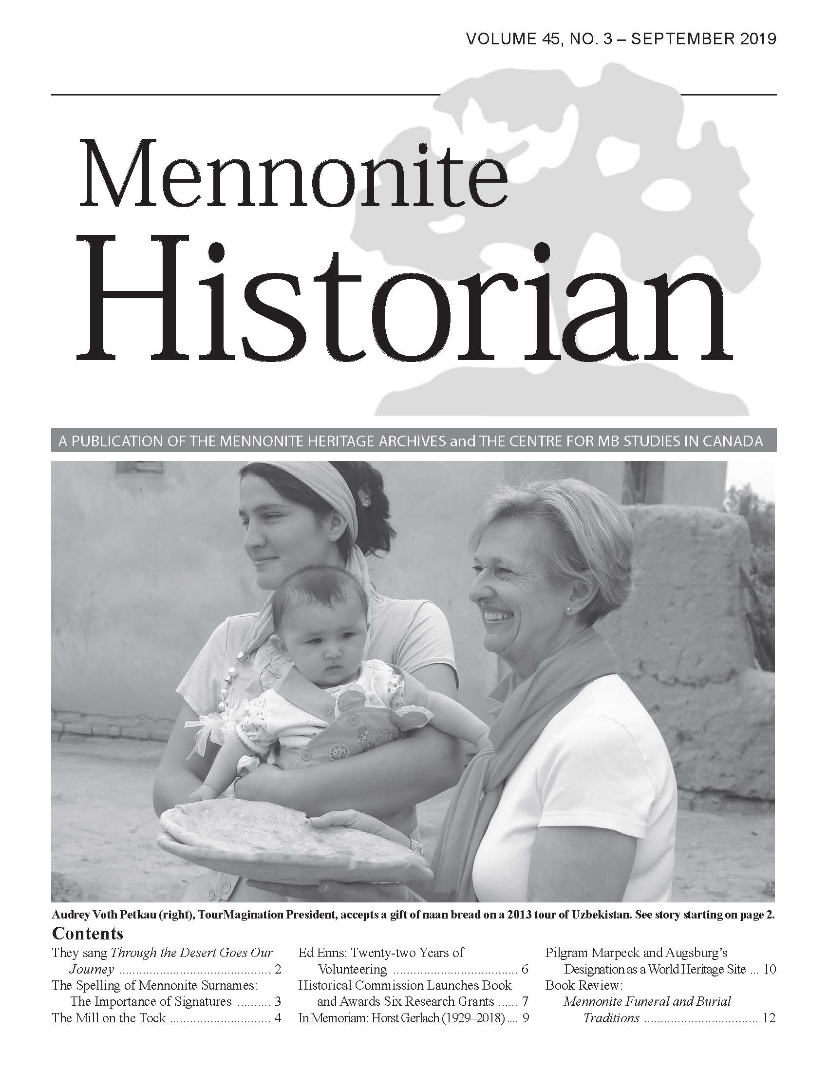 Mennonite Historian (September 2019)