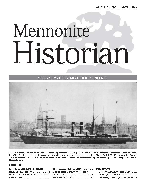 Mennonite Historian (Jun. 2025)